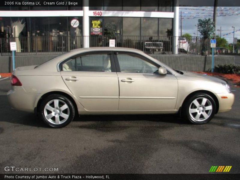 Cream Gold / Beige 2006 Kia Optima LX