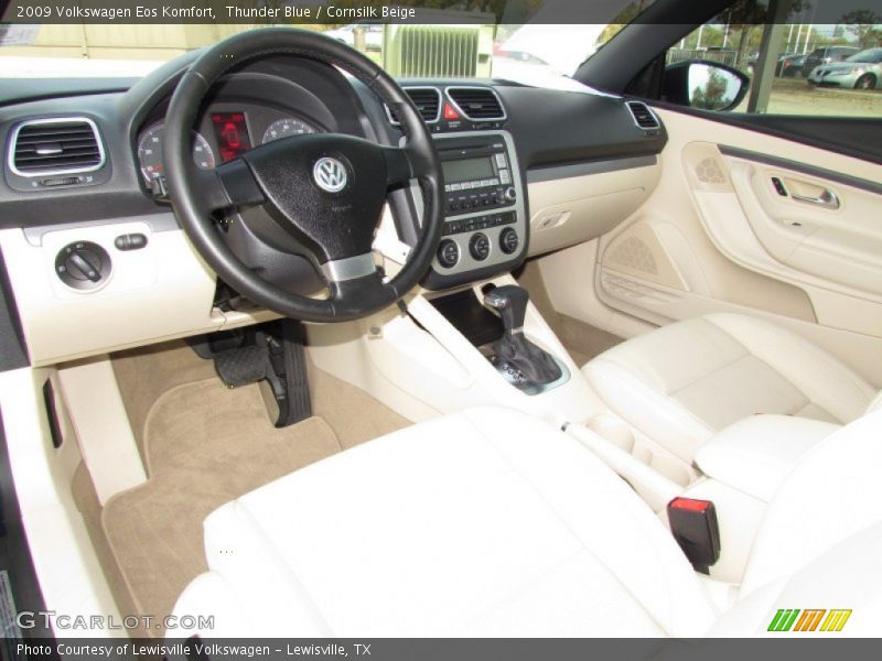 Thunder Blue / Cornsilk Beige 2009 Volkswagen Eos Komfort