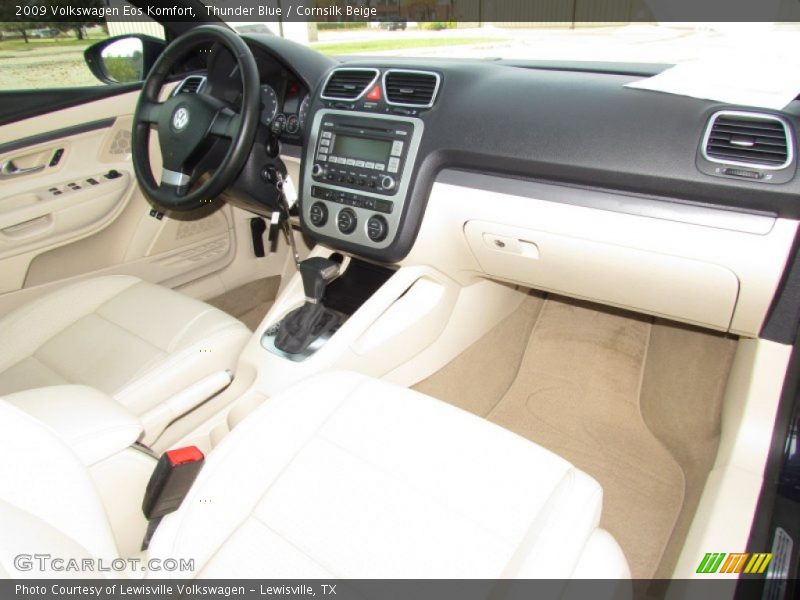 Thunder Blue / Cornsilk Beige 2009 Volkswagen Eos Komfort