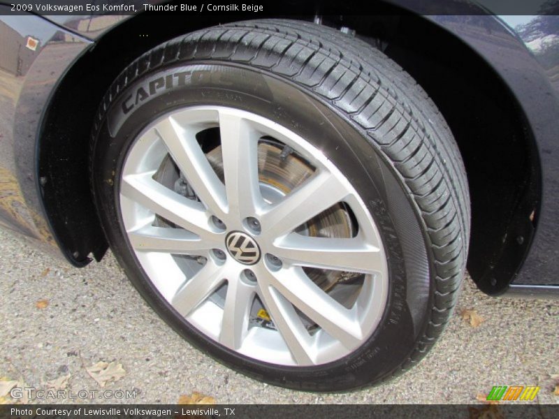 Thunder Blue / Cornsilk Beige 2009 Volkswagen Eos Komfort