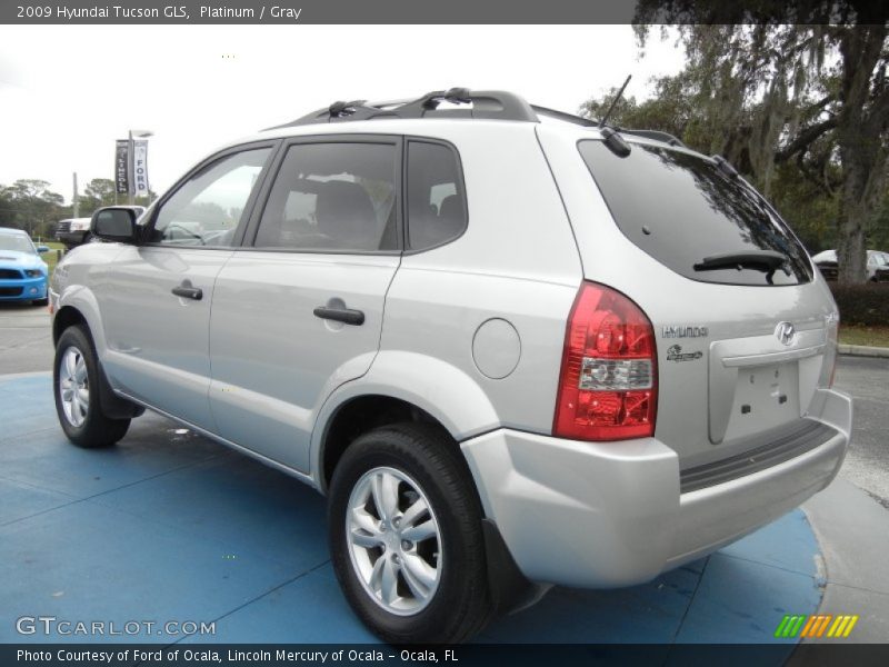 Platinum / Gray 2009 Hyundai Tucson GLS