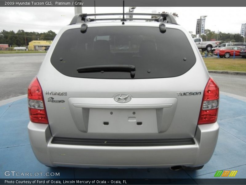 Platinum / Gray 2009 Hyundai Tucson GLS