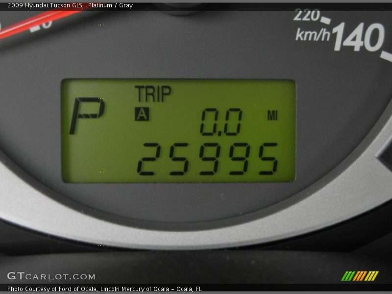 Platinum / Gray 2009 Hyundai Tucson GLS