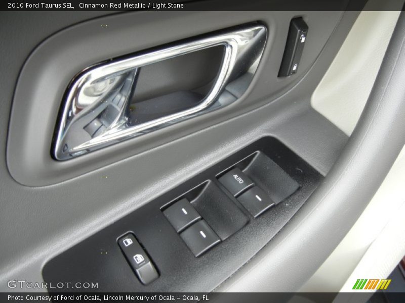 Cinnamon Red Metallic / Light Stone 2010 Ford Taurus SEL