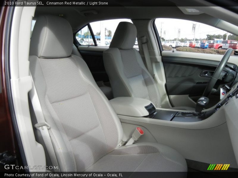 Cinnamon Red Metallic / Light Stone 2010 Ford Taurus SEL