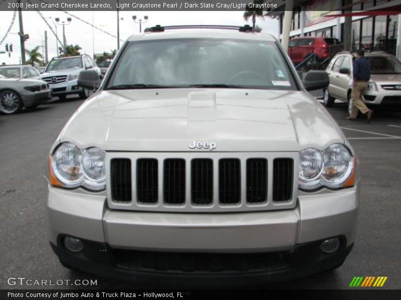 Light Graystone Pearl / Dark Slate Gray/Light Graystone 2008 Jeep Grand Cherokee Laredo