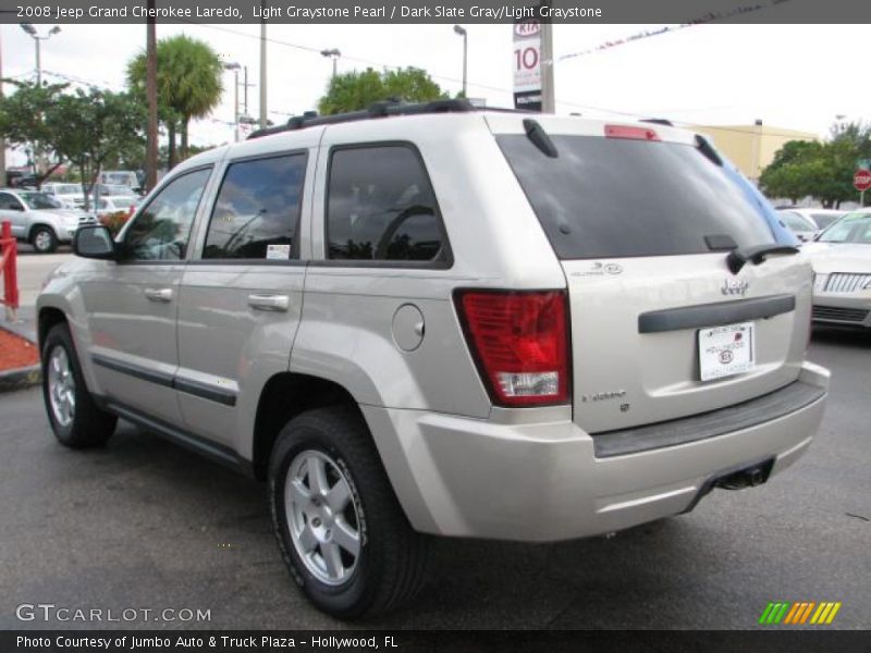 Light Graystone Pearl / Dark Slate Gray/Light Graystone 2008 Jeep Grand Cherokee Laredo