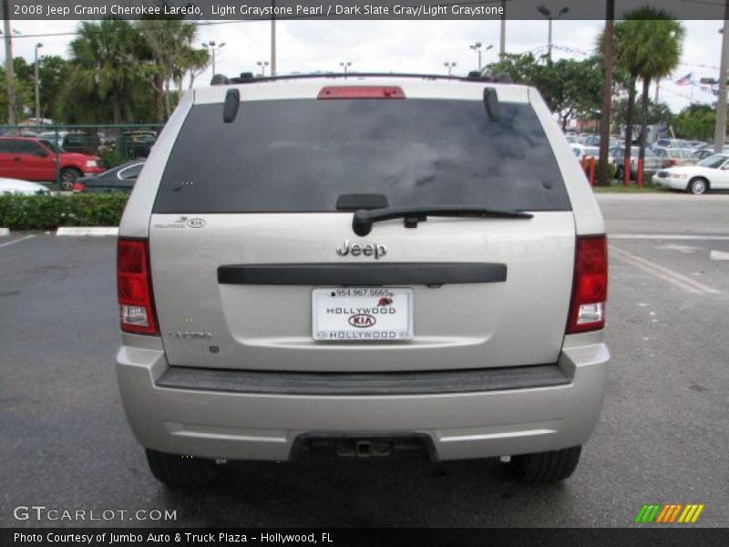 Light Graystone Pearl / Dark Slate Gray/Light Graystone 2008 Jeep Grand Cherokee Laredo