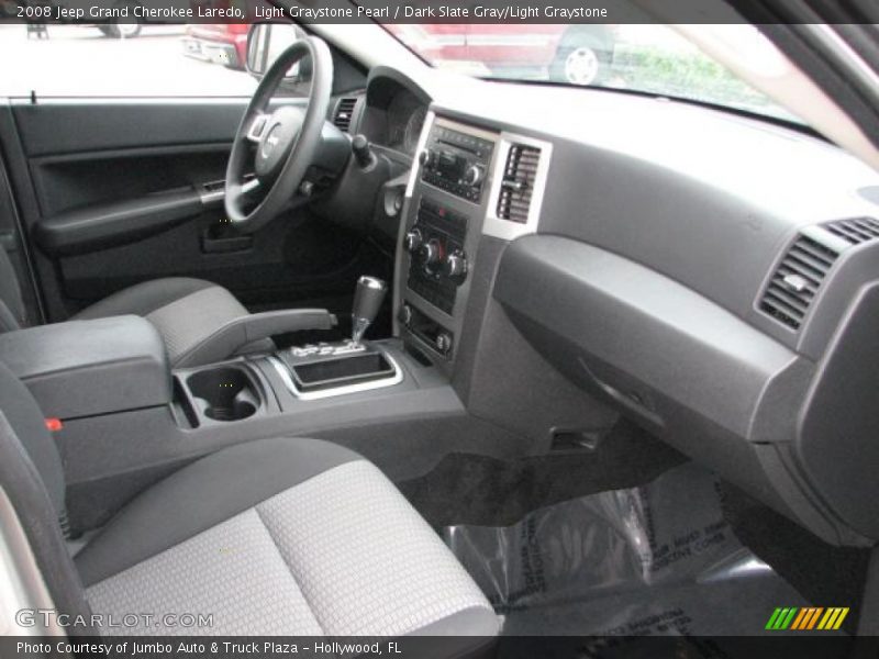 Light Graystone Pearl / Dark Slate Gray/Light Graystone 2008 Jeep Grand Cherokee Laredo