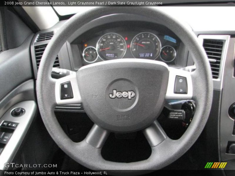 Light Graystone Pearl / Dark Slate Gray/Light Graystone 2008 Jeep Grand Cherokee Laredo