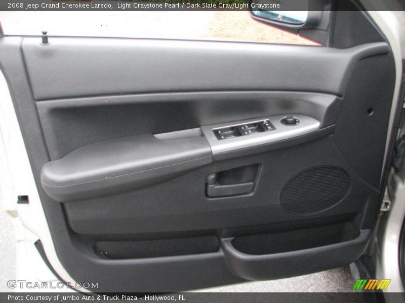 Light Graystone Pearl / Dark Slate Gray/Light Graystone 2008 Jeep Grand Cherokee Laredo
