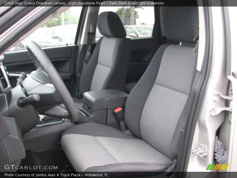 Light Graystone Pearl / Dark Slate Gray/Light Graystone 2008 Jeep Grand Cherokee Laredo