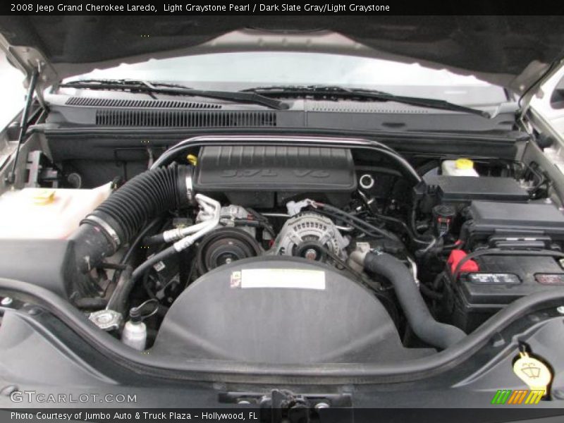 Light Graystone Pearl / Dark Slate Gray/Light Graystone 2008 Jeep Grand Cherokee Laredo