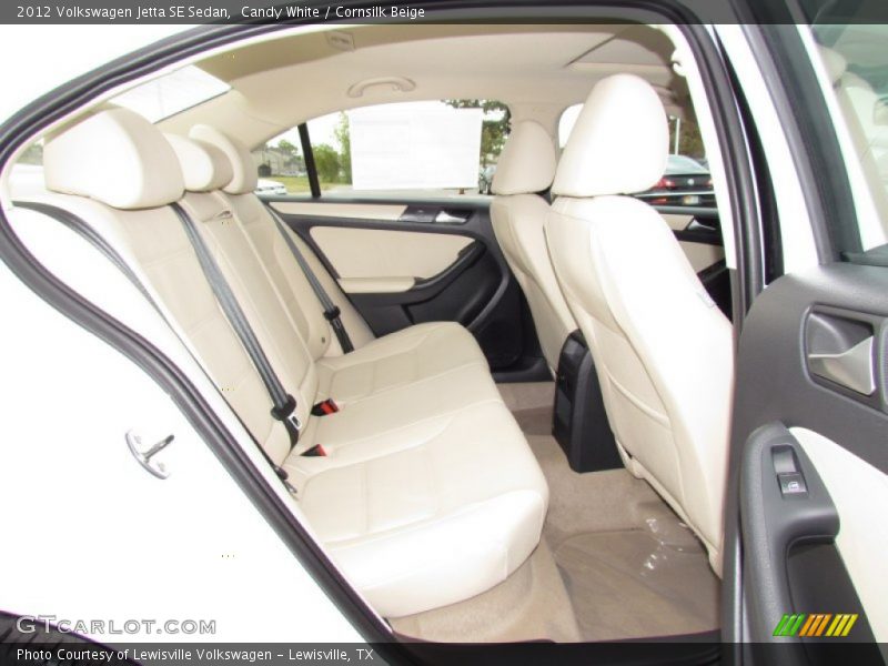 Candy White / Cornsilk Beige 2012 Volkswagen Jetta SE Sedan