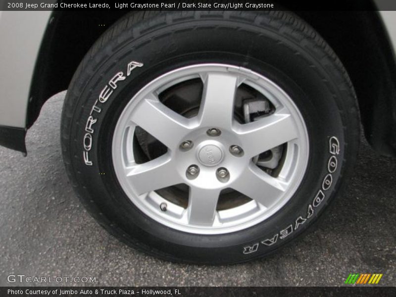 Light Graystone Pearl / Dark Slate Gray/Light Graystone 2008 Jeep Grand Cherokee Laredo