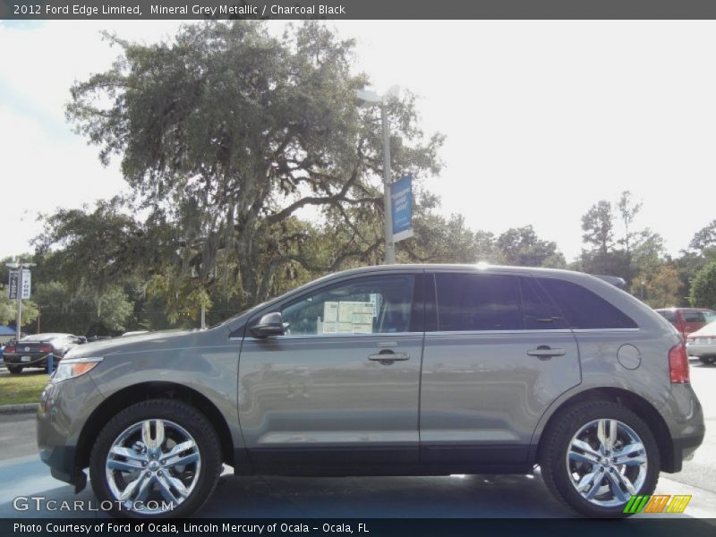 Mineral Grey Metallic / Charcoal Black 2012 Ford Edge Limited