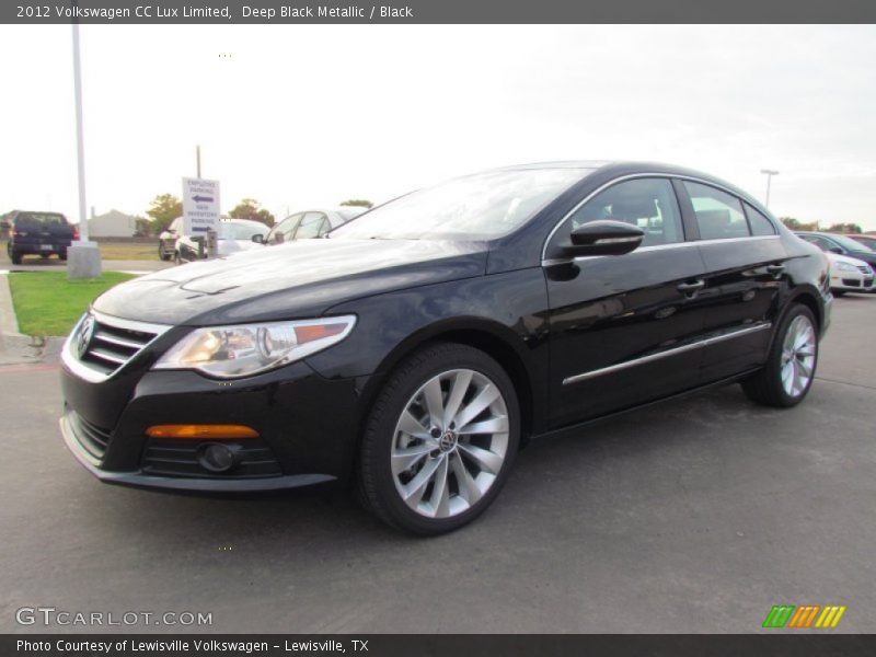 Deep Black Metallic / Black 2012 Volkswagen CC Lux Limited