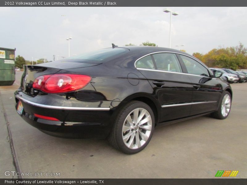 Deep Black Metallic / Black 2012 Volkswagen CC Lux Limited