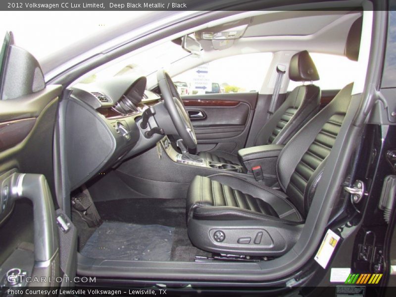 Deep Black Metallic / Black 2012 Volkswagen CC Lux Limited