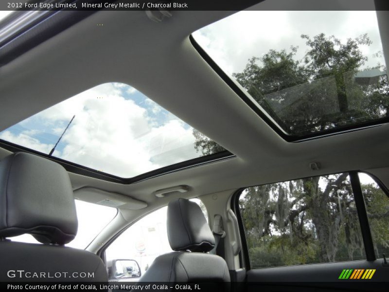 Mineral Grey Metallic / Charcoal Black 2012 Ford Edge Limited