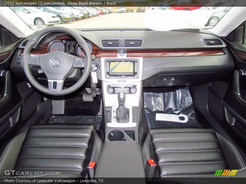 Deep Black Metallic / Black 2012 Volkswagen CC Lux Limited