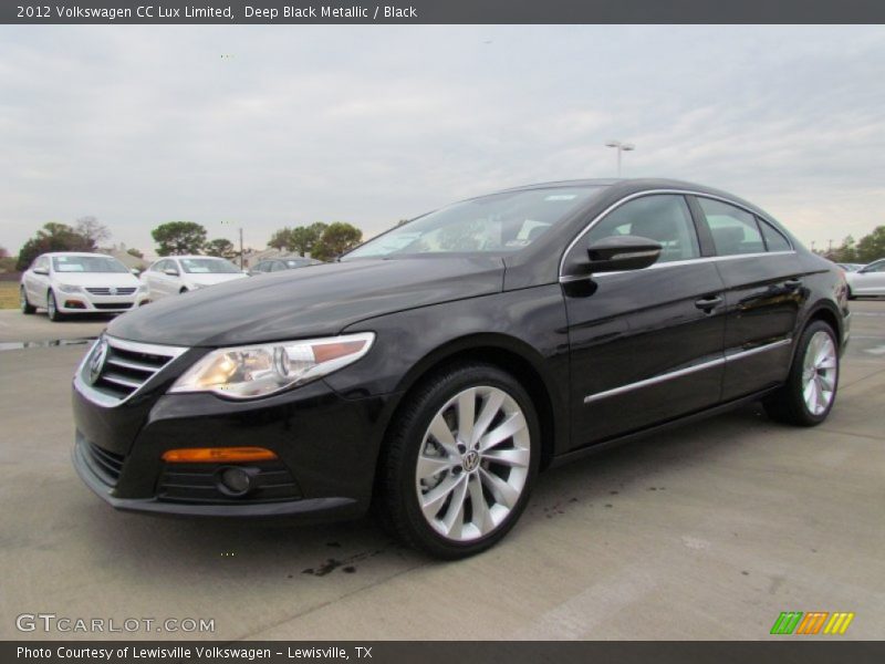 Deep Black Metallic / Black 2012 Volkswagen CC Lux Limited