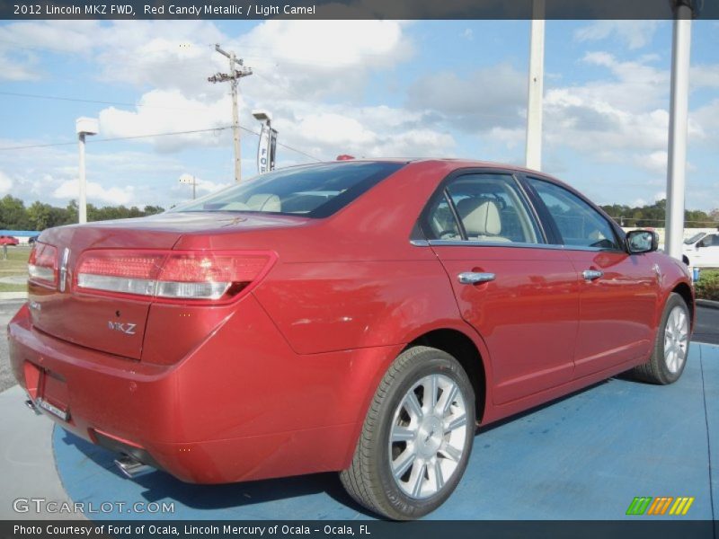 Red Candy Metallic / Light Camel 2012 Lincoln MKZ FWD