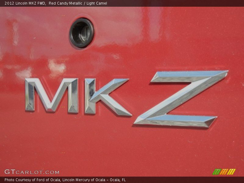 Red Candy Metallic / Light Camel 2012 Lincoln MKZ FWD
