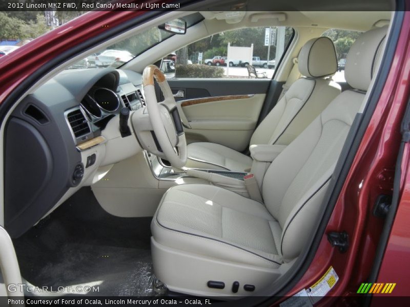 Red Candy Metallic / Light Camel 2012 Lincoln MKZ FWD