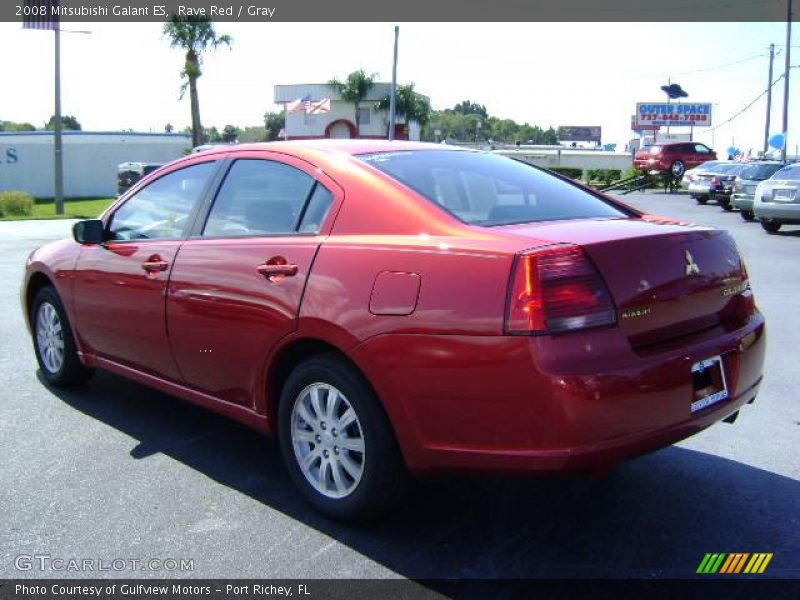 Rave Red / Gray 2008 Mitsubishi Galant ES