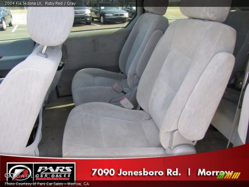Ruby Red / Gray 2004 Kia Sedona LX