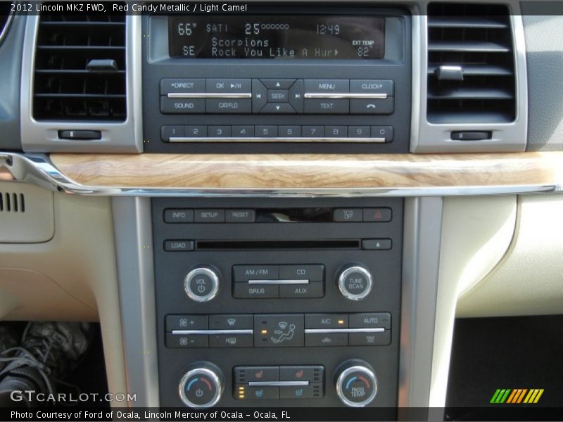 Red Candy Metallic / Light Camel 2012 Lincoln MKZ FWD