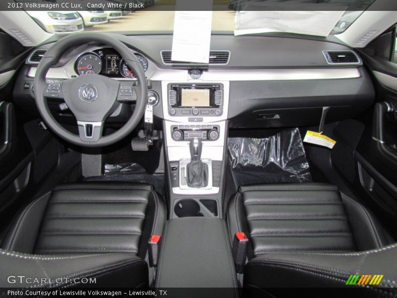 Candy White / Black 2012 Volkswagen CC Lux