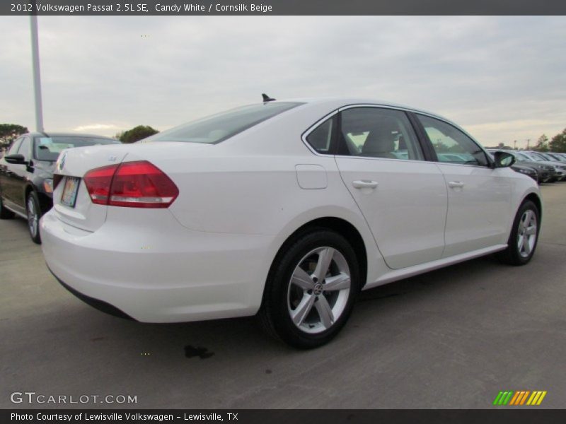 Candy White / Cornsilk Beige 2012 Volkswagen Passat 2.5L SE