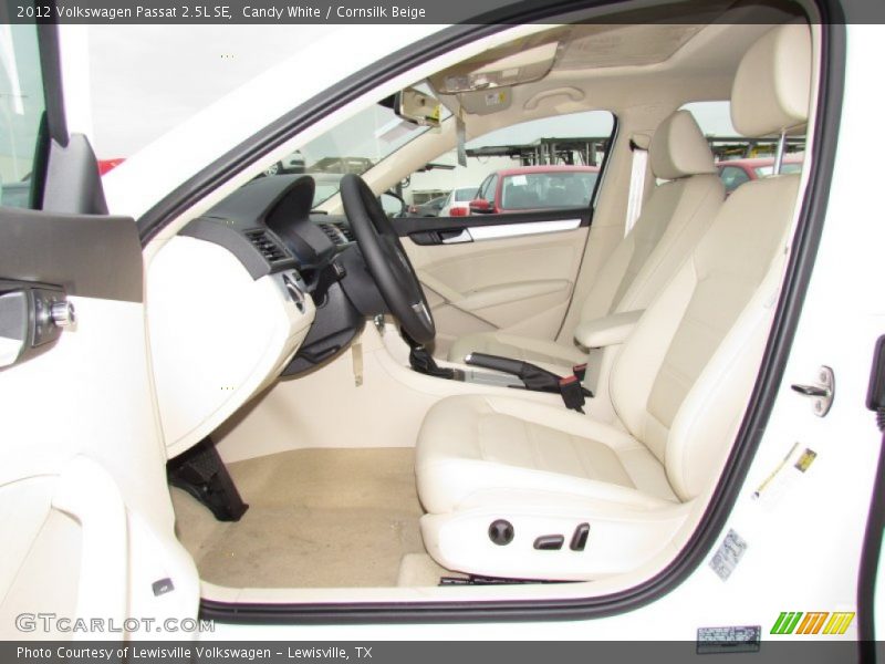 Candy White / Cornsilk Beige 2012 Volkswagen Passat 2.5L SE