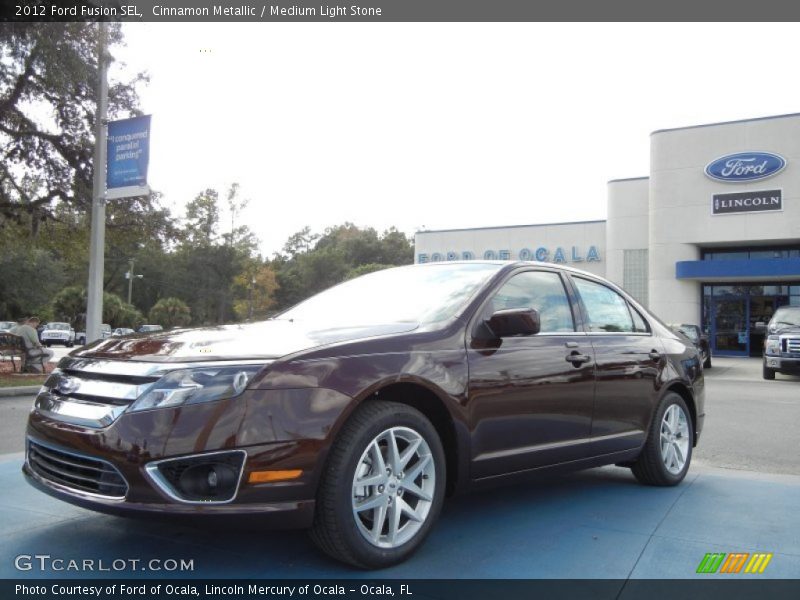 Cinnamon Metallic / Medium Light Stone 2012 Ford Fusion SEL