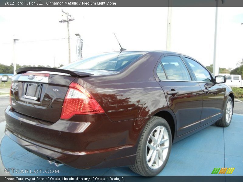 Cinnamon Metallic / Medium Light Stone 2012 Ford Fusion SEL