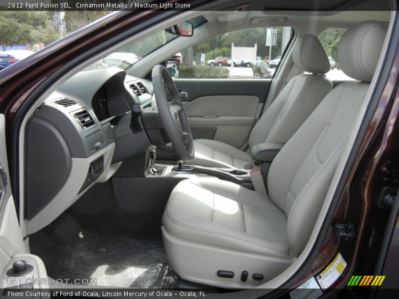 Cinnamon Metallic / Medium Light Stone 2012 Ford Fusion SEL