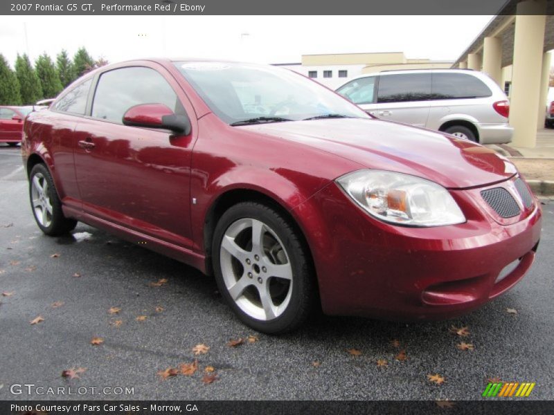 Performance Red / Ebony 2007 Pontiac G5 GT