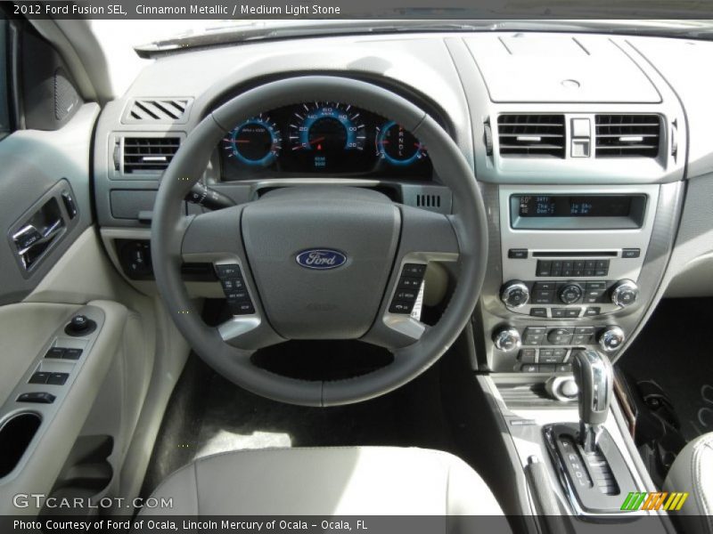 Cinnamon Metallic / Medium Light Stone 2012 Ford Fusion SEL
