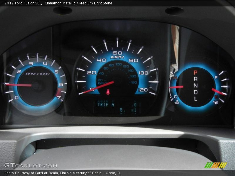 Cinnamon Metallic / Medium Light Stone 2012 Ford Fusion SEL