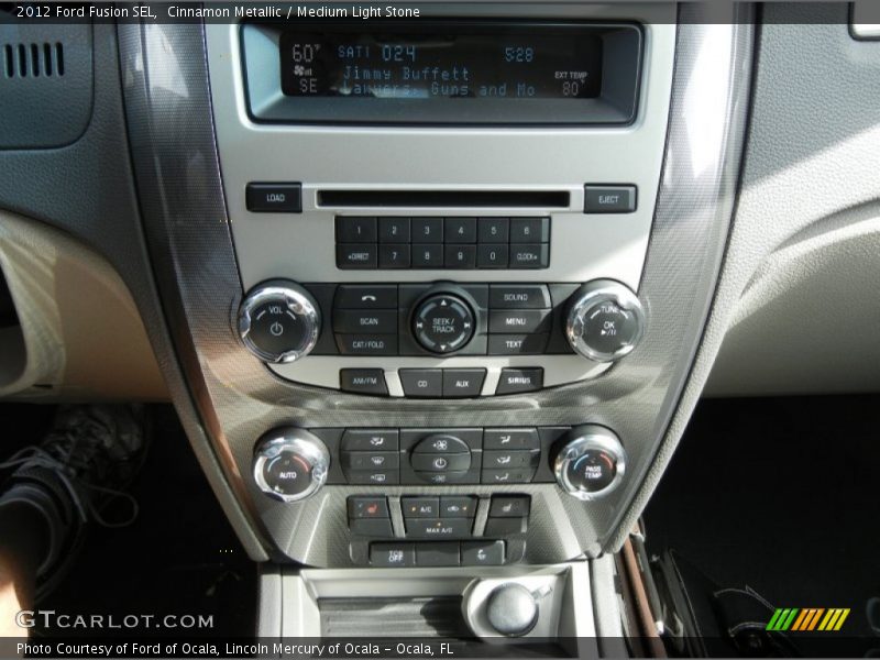 Cinnamon Metallic / Medium Light Stone 2012 Ford Fusion SEL