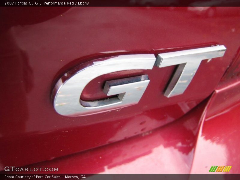 Performance Red / Ebony 2007 Pontiac G5 GT
