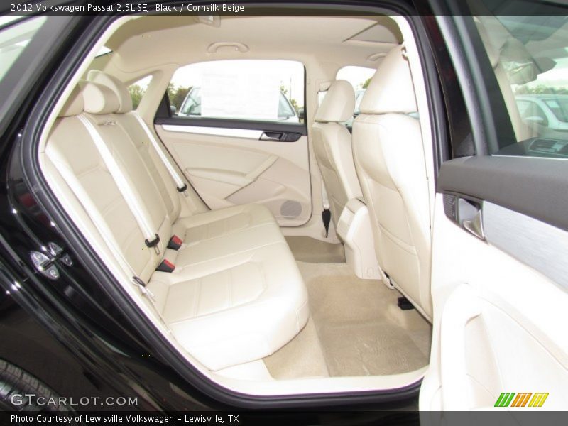 Black / Cornsilk Beige 2012 Volkswagen Passat 2.5L SE