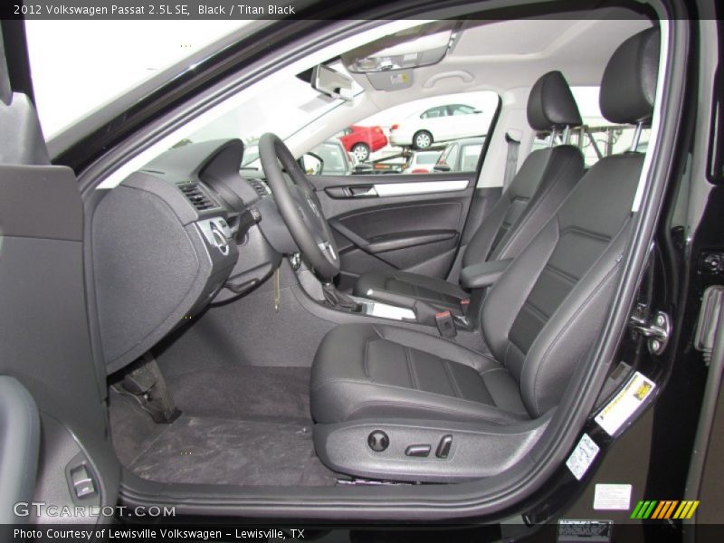 Black / Titan Black 2012 Volkswagen Passat 2.5L SE