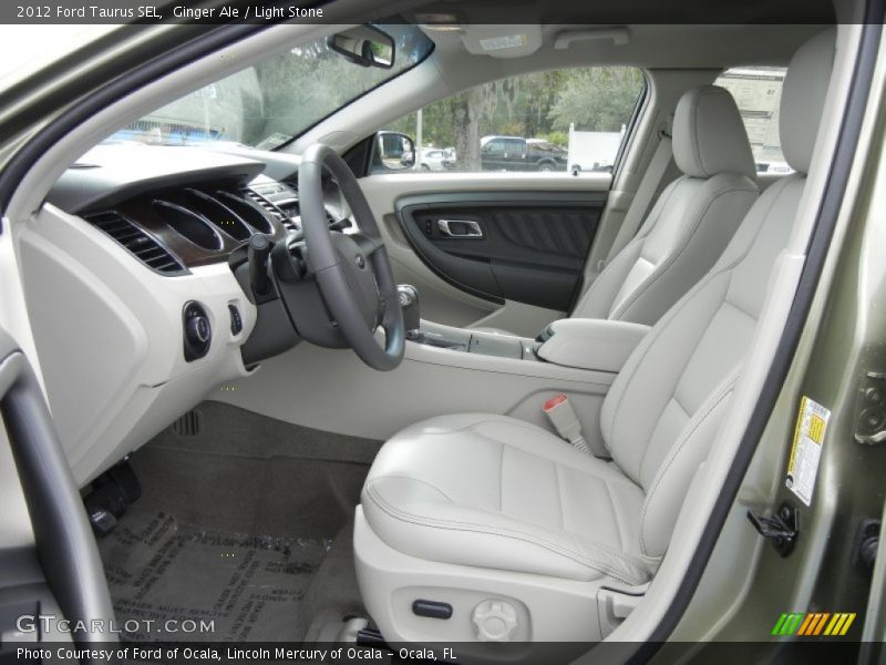  2012 Taurus SEL Light Stone Interior