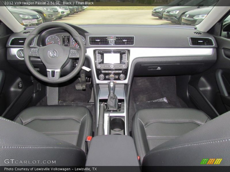 Black / Titan Black 2012 Volkswagen Passat 2.5L SE