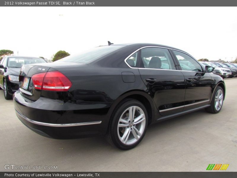 Black / Titan Black 2012 Volkswagen Passat TDI SE