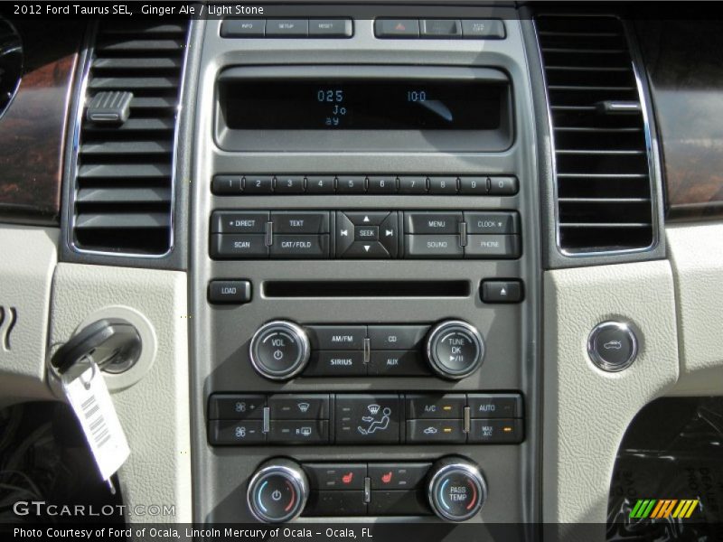 Controls of 2012 Taurus SEL