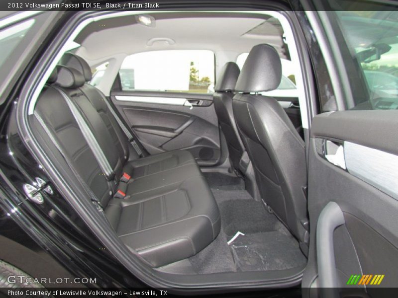  2012 Passat TDI SE Titan Black Interior